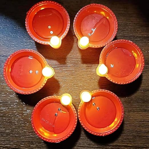 Water Sensor Diya – Floating LED Light for Home &amp; Festival Decoration