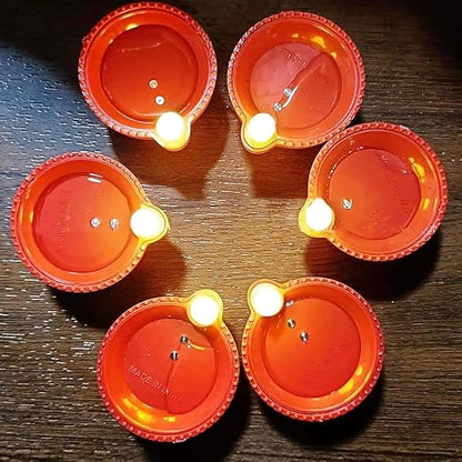 Water Sensor Diya – Floating LED Light for Home &amp; Festival Decoration