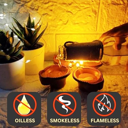 Water Sensor Diya – Floating LED Light for Home &amp; Festival Decoration